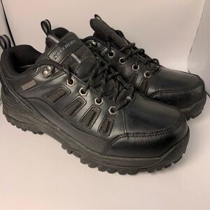 Skechers Mens Relment Semego 66100 Black Waterproof Shoes Sneakers Size 8.5‌‌‌‌